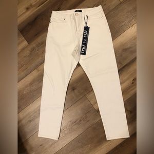 BANDOLINO Smooth Operator White 5 Pocket Jeans Size 8 NWT